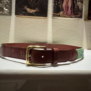 Tucker Blair‎ Needlepoint Belt – Size 32 – Marlin Design